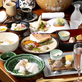 【基本】夜の8品　7,000円コース(税込)+3000円(税込)で飲み放題(L.O90分)可能