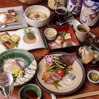 【基本】魚なしの7,000円コース(税込)+3000円(税込)で飲み放題(L.O90分)可能