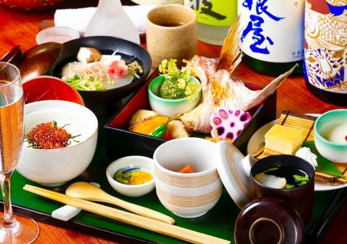 京食材が楽しめるランチ御膳2800円(税込)