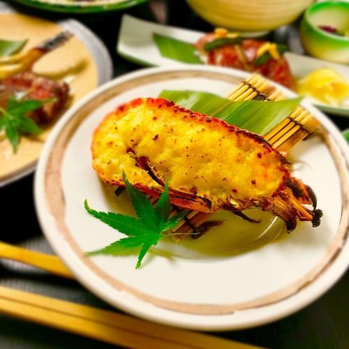 伊勢海老の雲丹クリーム焼き