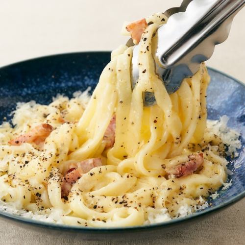 Kishimen Carbonara