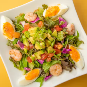 [SALAD] Italian Salad with Avocado Shrimp