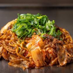 豬肉泡菜蕎麥麵