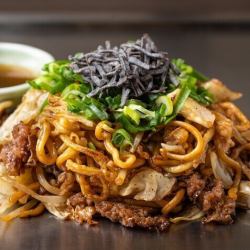 鹹海帶蔥炒麵