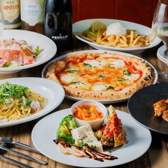 [12/12～12/31] Grazie套餐4,500日元 附2小时无限畅饮☆