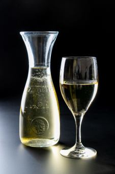 【イタリア直輸入】オリジナルワイン（トレッビアーノ・ルビコーネ）グラス　120ｍｌ