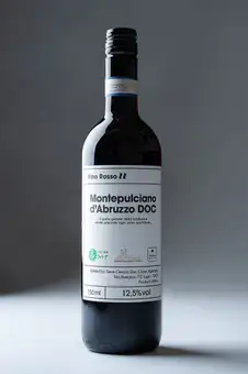 新登場【イタリア直輸入】オリジナルワイン（モンテプルチアーノ・ダブルツォ）ボトル