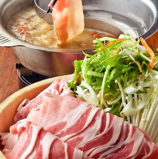 The shabu-shabu of "Rokukokubuta", which boasts the highest class and is said to be a fantasy, is ◎
