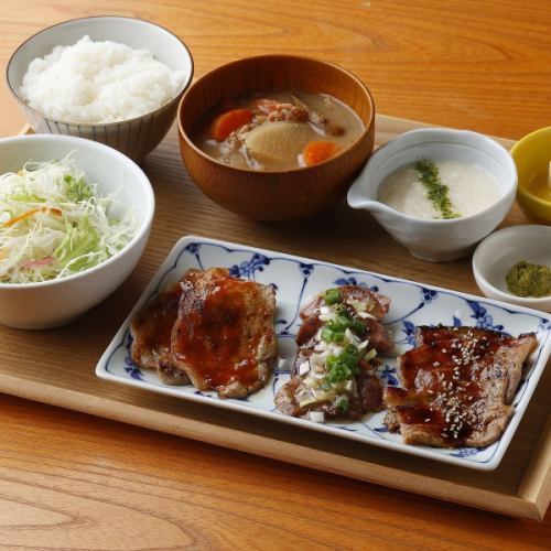 【黒ぶたや 夏のおすすめ】三種炙り焼きご飯