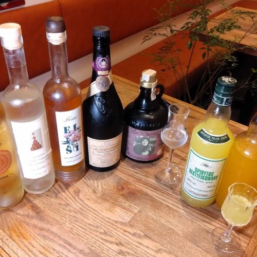 食後酒各種
