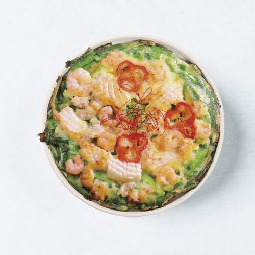 Seafood pancake