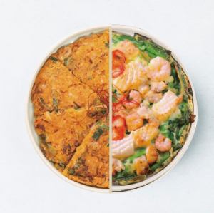 Half & Half (Kimchi and Seafood)