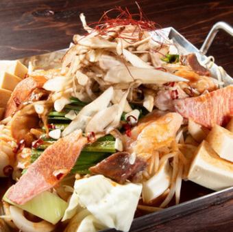 自家製コチュジャンの旨辛ちりとり鍋