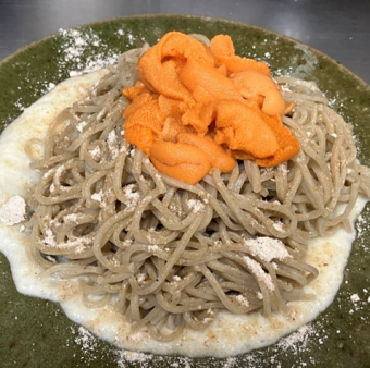 無添加ウニ蕎麦