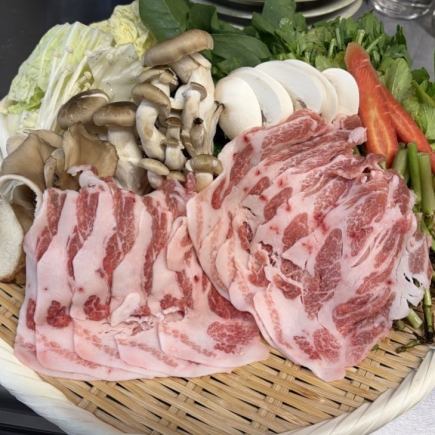 자연 장미와 금화돼지 냄비, 음료 무제한 코스