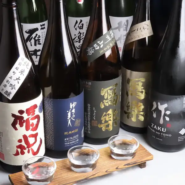 【◆種類豊富◆】多彩なお酒が揃っています!特に「日本酒利き酒セット」も楽しめる地酒がイチオシ