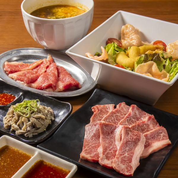 [Strongest Special Course] All-you-can-eat domestic Wagyu beef for 100 minutes!! + Drink bar and dessert bar included 4,398 yen (tax included)