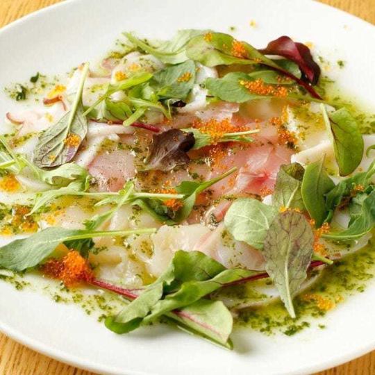 Barry’s『ライト』ディナーコース＜全8品＞人気カルパッチョ付・メインは6種類から選択可能！