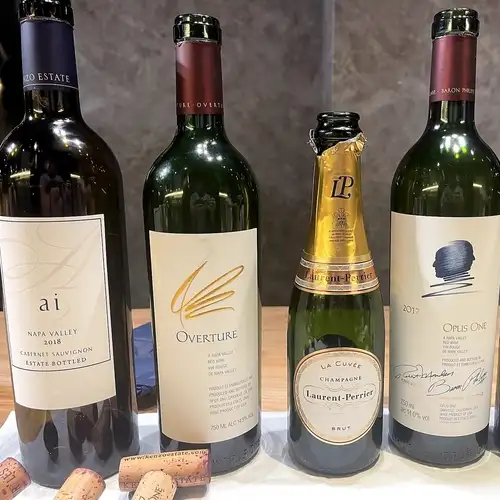 A wide selection of reasonably priced wines