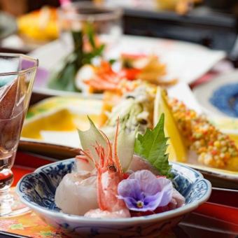 Easy for the secretary! [120 minutes all-you-can-drink included] Pocket banquet course/8 dishes in total 7,000 yen Choice of small pot or stewed soup