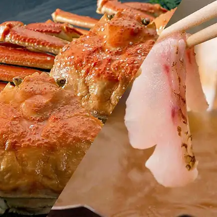 [4月～11月6日期間限定/要予約]金沢 蟹のど黒会席 全9品 13,750円 料理長おすすめ！蟹ものど黒も