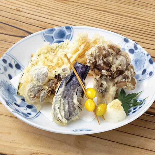 秋野菜 天布羅盛り合わせ