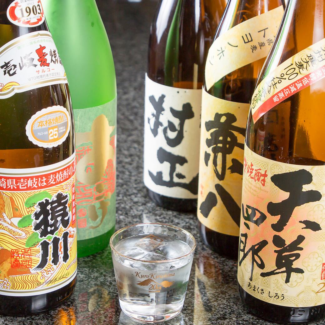 店主自ら厳選した日本酒・焼酎をご用意！飲み比べも可能です♪