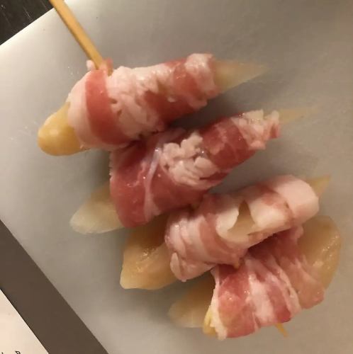 ガリの肉巻き串 焼