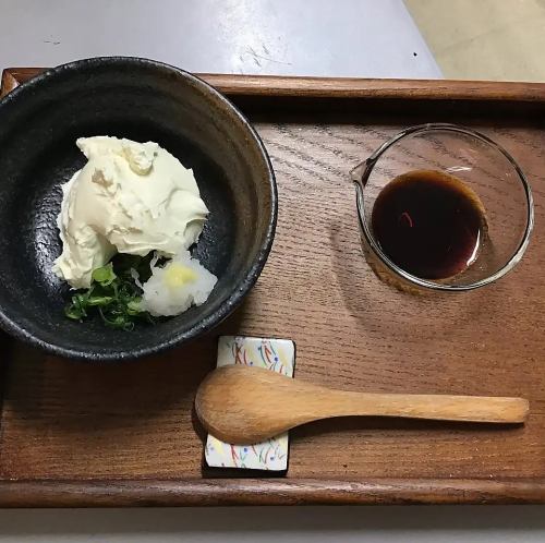 マスカルポーネチーズの冷奴