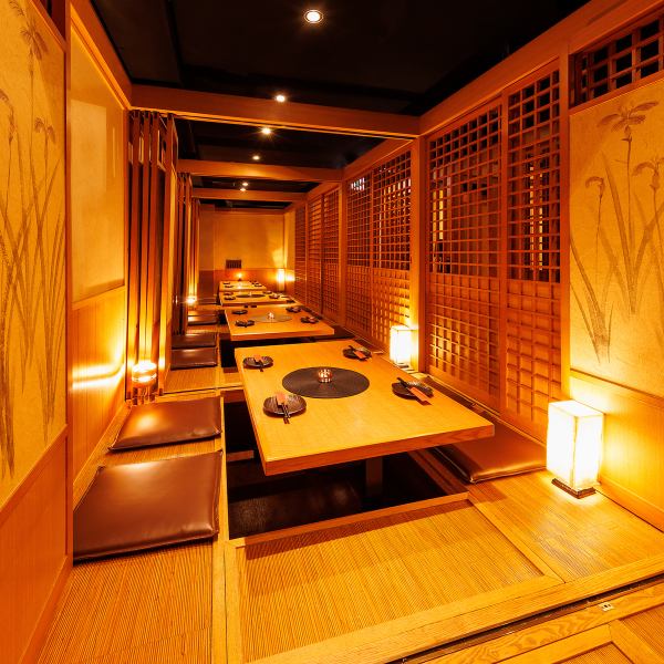 All seats are private rooms! Guided to a stylish space unified with a Japanese-style design.We also have a private room with a door! Ideal for dates, entertainment, group parties, girls' nights, banquets, drinking parties, and private banquets in Chiba! If you are looking for an izakaya in Chiba, come to our store!