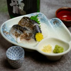 自家製炙り〆鯖造り
