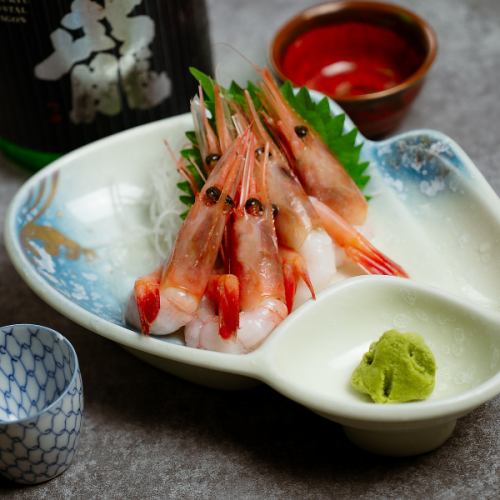 Hokuriku sweet shrimp sashimi