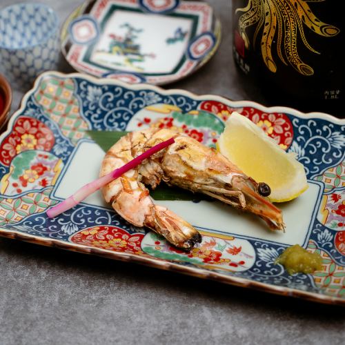 Grilled large shrimp