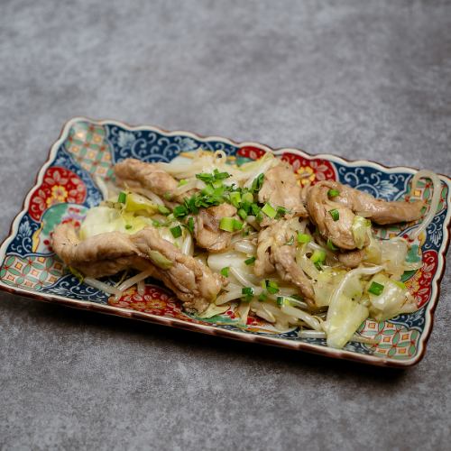 Stir-fried chicken neck