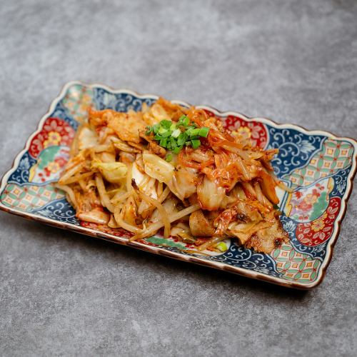 Fried pig kimchi