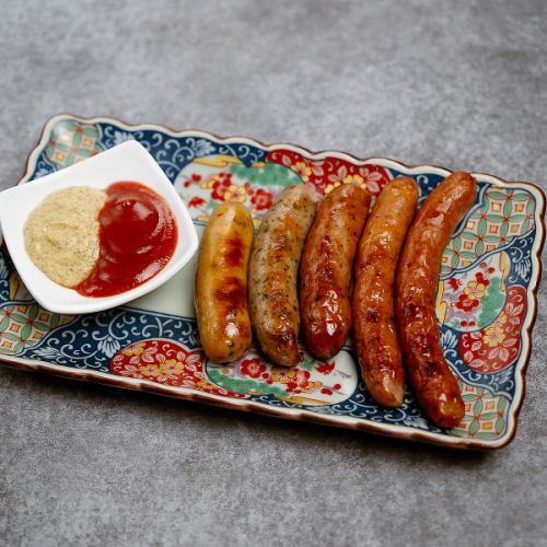 Assorted sausages