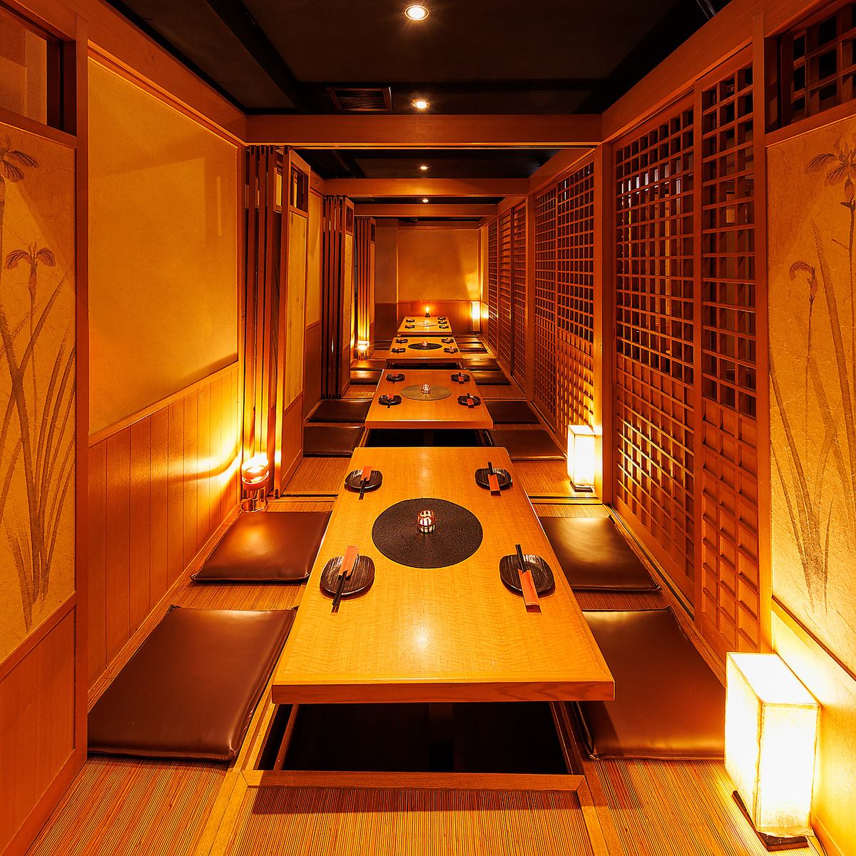 [Private Rooms with Doors] We offer private rooms even for large groups! Courses from 3280 yen