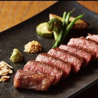 【料理のみ】A5黒毛和牛ランプ肉コース≪全7品≫5000円(税込)/+1000円で飲み放題可◎