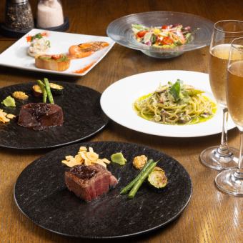 【料理のみ】誕生日・記念日を彩る豪華スペシャルディナーコース≪全9品≫7000円(税込)