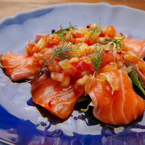 サーモンのカルパッチョ -Salmon carpaccio-