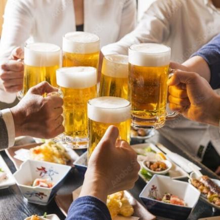 [Standard course with 2 hours of all-you-can-drink] 10 dishes in total