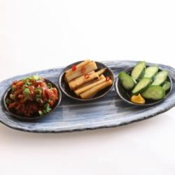 つけもの三種盛り