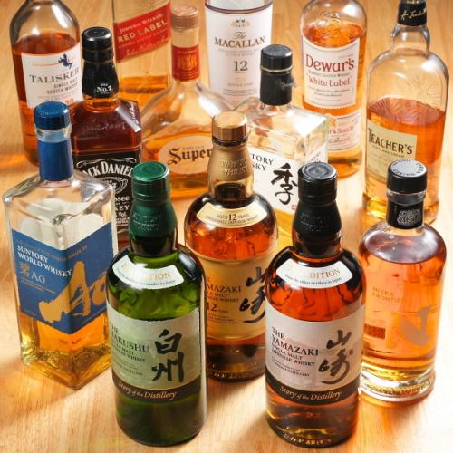 A wide variety of alcoholic drinks that go perfectly with meat