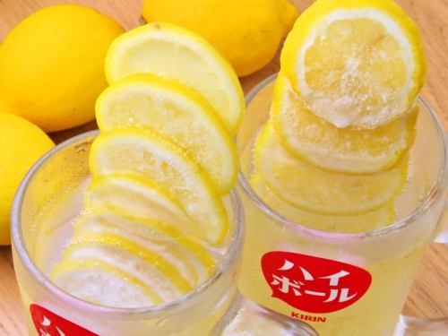 Strongest lemon sour 600 yen