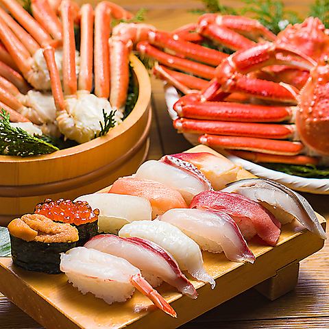 話題の”海鮮寿司食べ放題”が楽しめる!海の恵みを贅沢に。産地直送の新鮮鮮魚をどうぞ!