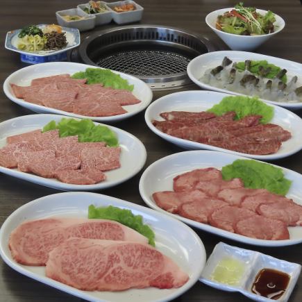 【超贅沢♪】和牛ヒレロースや極厚上タン塩など全11品！8800円(税込)プレミアムコース