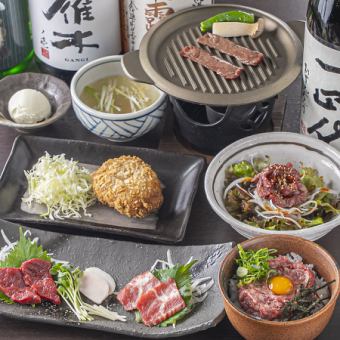  ≪自慢の馬肉をとことん楽しむ◎≫桜焼鍋セット【全6品】 ～桜鍋～