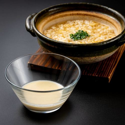 Japanese-style cream-based rice porridge