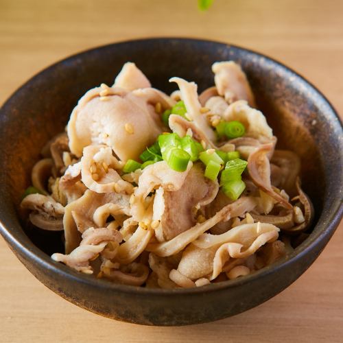 Vinegar giblets/Chicken skin ponzu each