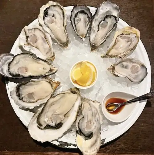 You can enjoy raw oysters.